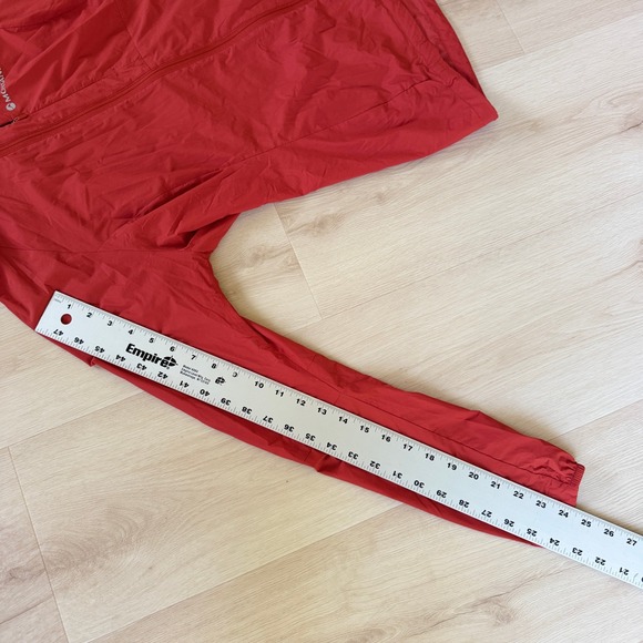 Montane‎ Featherlite Windproof Jacket Women L Red Nylon Running Saffron Red - Picture 13 of 16